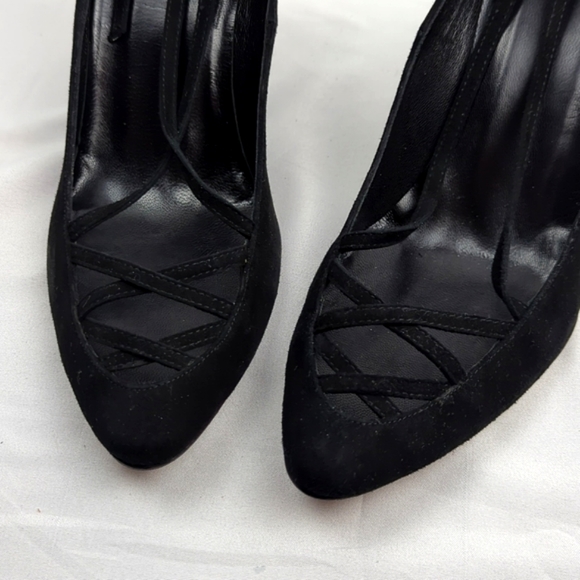 🆕🌿NICOLE FARHI SUEDE WEDGE SHOES🌿 - Picture 11 of 15